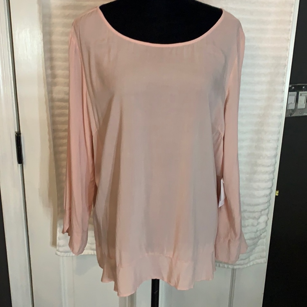NWT Velvet petal pink blouse